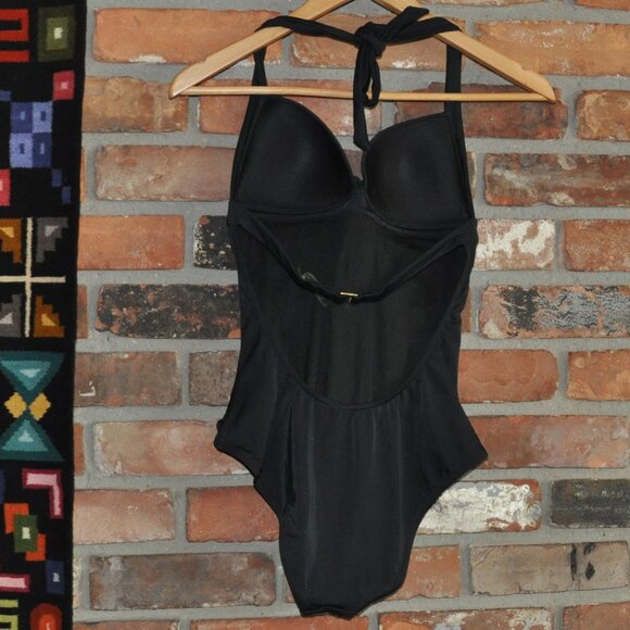 VICTORIA'S SECRET Twist Halter Tummy Control One-Piece Ruched Swim Bathing Suit - Picture 8 of 14